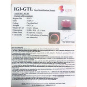 5.47 Ratti Natural New Burma Ruby with Govt. Lab Certificate-(4551)